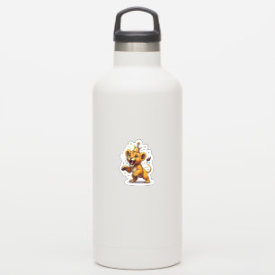 Pegatina Roaring Baby Lion King Cumpleaños