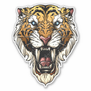 Pegatina Roaring Tiger Molestes Style