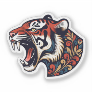 Pegatina Roaring Tiger Sticker