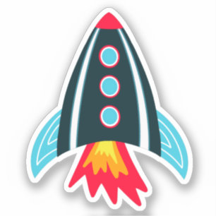 Pegatina Roca espacial
