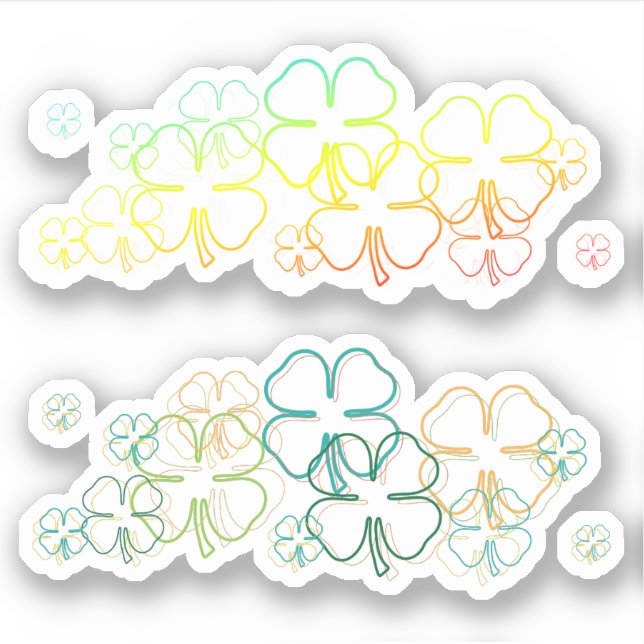 Pegatina rocas de sombra (Anverso)