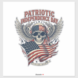 Pegatina Rociero de bandana patriótica Old Glory Música Roc