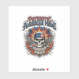 Pegatina Rociero de bandana patriótica Old Glory Música Roc