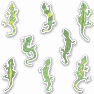 Pegatina Rock Climbing Geckos.