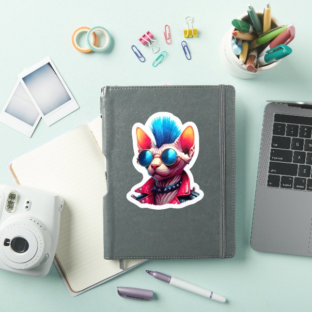 PEGATINA ROCKER 3 DE PUNK SPHYNX (Funda para iPad)