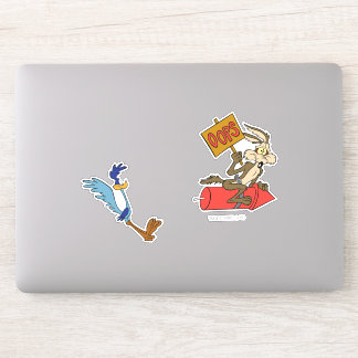 Pegatina Rocket WILE E. COYOTE™ y ROAD RUNNER™ ACME