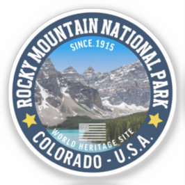 Pegatina Rocky Mountain Park Landscape Photography