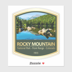 Pegatina Rocky Mtn NP (PF1)