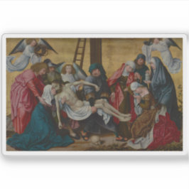 Pegatina Rogier van der Weyden: La Deposición
