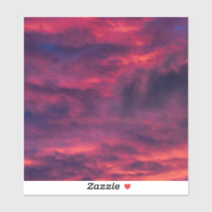 Pegatina rojo de agosto