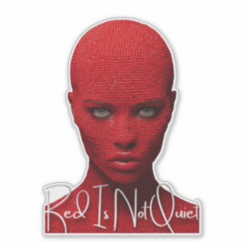 Pegatina Rojo No Es Silencioso