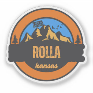 Pegatina Rolla, Kansas