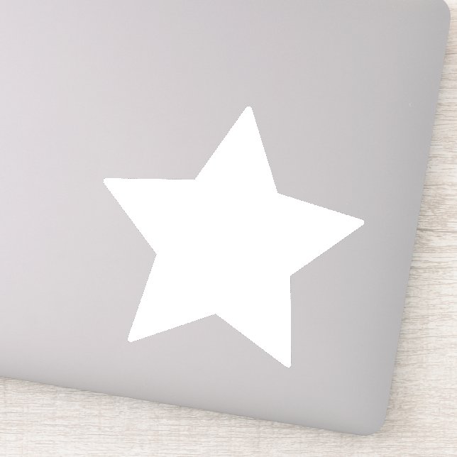 Pegatina Roller Derby Jammer White Star Vinyl (Detalle)