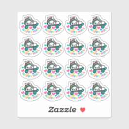 Pegatina Roller Skate Happy Mail Personalizado-Pegatina de