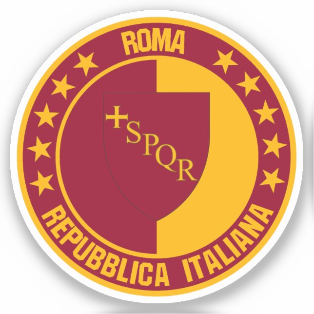 Pegatina Roma (Anverso)
