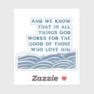 Pegatina Romanos 8:28