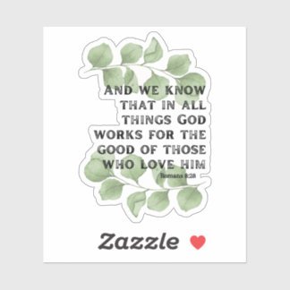 Pegatina Romanos 8:28