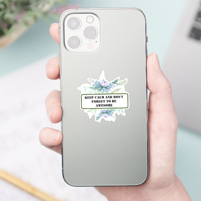 Pegatina Romantic Field Flowers Lovers (Teléfono)