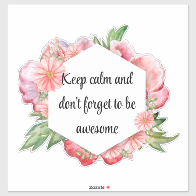 Pegatina Romantic Field Flowers Lovers (Hoja)