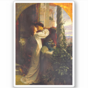 Pegatina Romeo y Julieta c. 1884 por Sir Frank Dicksee