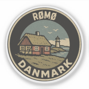 Pegatina Rømø, Dinamarca Danmark