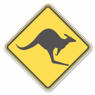 Pegatina Roo Crossing