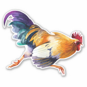 Pegatina Rooster