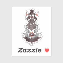 Pegatina Rorschach Quiere Leer Personas