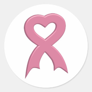 Pegatina Rosa-Cinta-Corazón-3D
