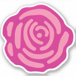 Pegatina Rosa de jardín
