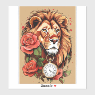 Pegatina Rosa de Lioness