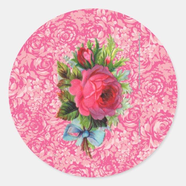 pegatina Rosa de navidades (Anverso)