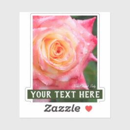 Pegatina Rosa Elegant Lady [Cut Seal]