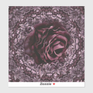 Pegatina Rosa Mandala