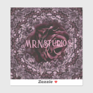 Pegatina Rosa Mandala