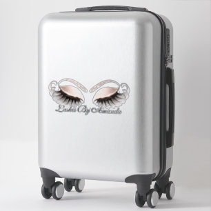 Pegatina Rosa Rubor Makeup Artist Lashes Extension Studio