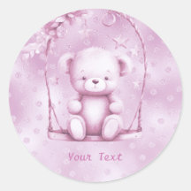 Pegatina Rosa Teddy Bear