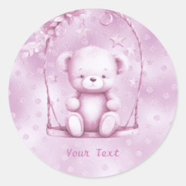 Pegatina Rosa Teddy Bear