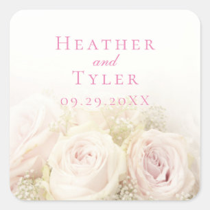 Pegatina Rosas bodas