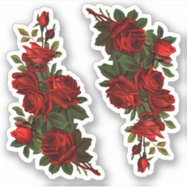 Pegatina Rosas del Día de San Jorge