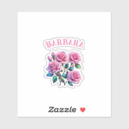 Pegatina Rosas Holográficos Irlandeses Sobre Los Estrellos