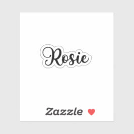 Pegatina Rosie Name - Caligrafía manuscrita