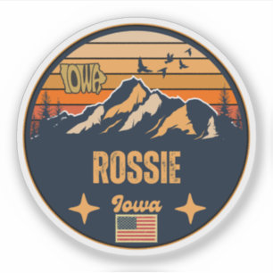 Pegatina Rossie, Iowa