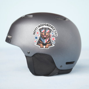 Pegatina Rottie Patriot Paws