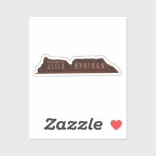 Pegatina Rótulo Alice Springs Australia