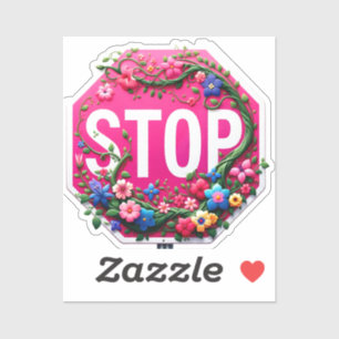 Pegatina Rótulo Artsy Stop