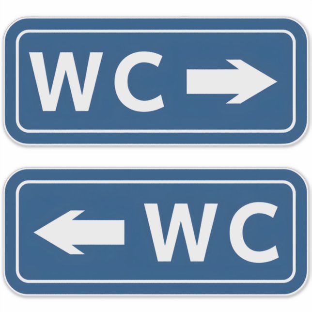 Pegatina RÓTULO de aseo de aseo (Anverso)