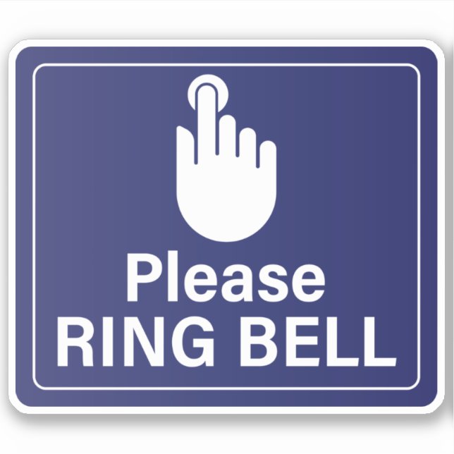 Pegatina Rótulo de timbre de anillo (Anverso)