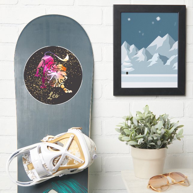 Pegatina Rótulo Leo - Zodiac (snowboard)