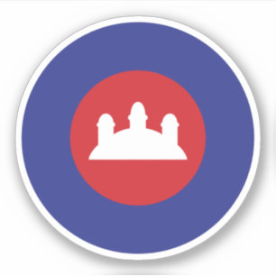 Pegatina Roundel de Camboya